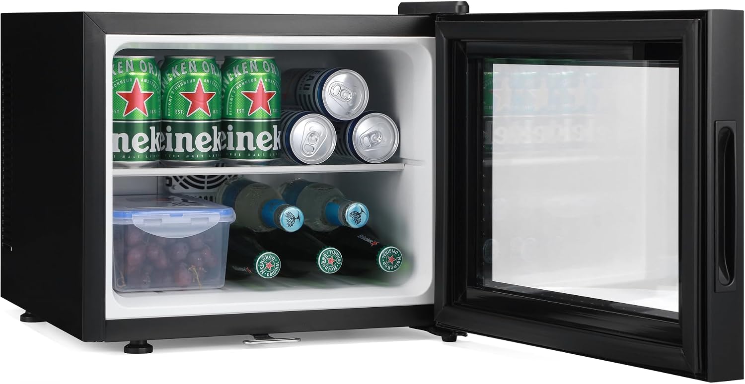 Aire20-G LED 20L Mini Fridge | Table Top Refrigerator | Quiet Frost Free Fridge for Bedrooms & Hotels